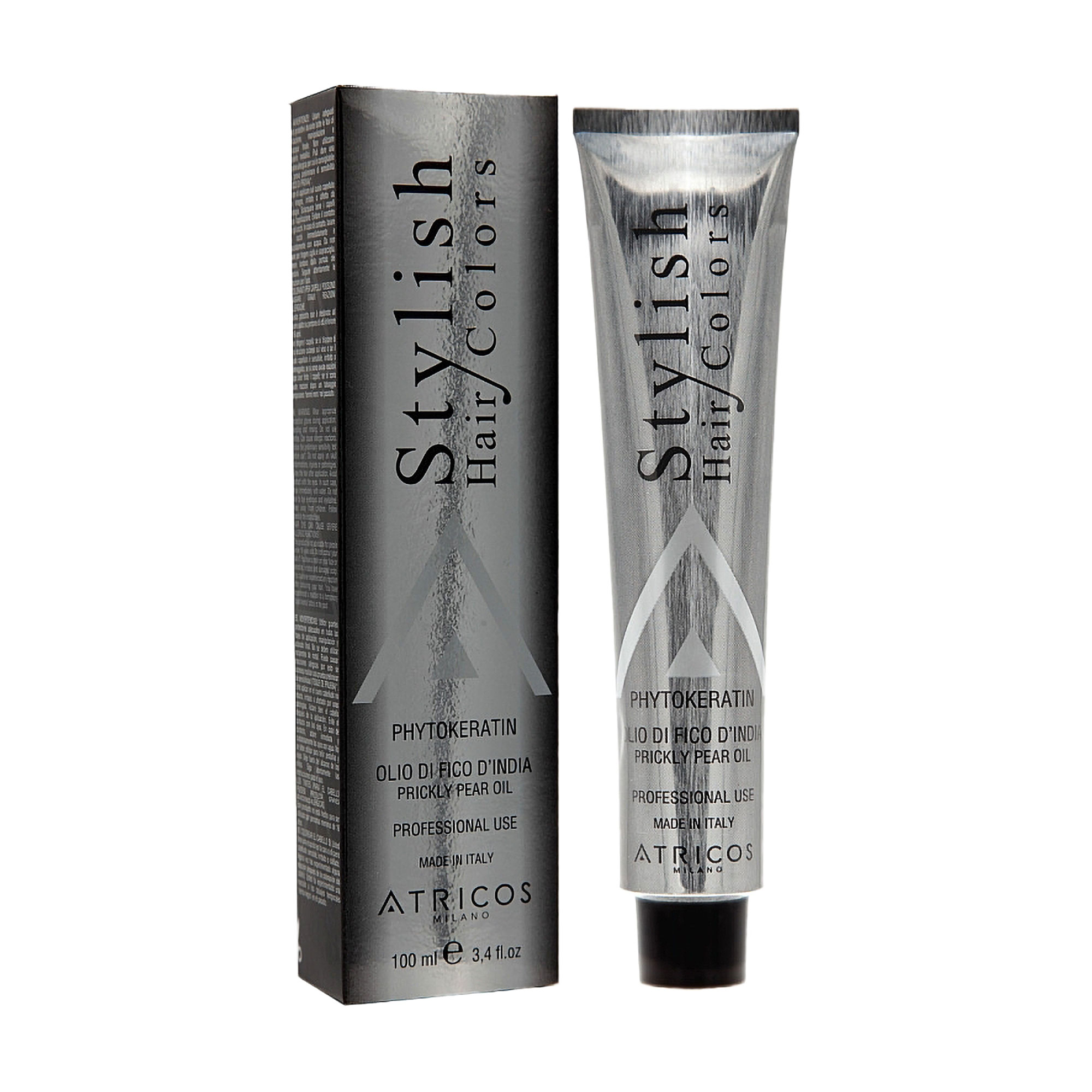 Перманентна крем-фарба для волосся Atricos Milano Stylish Hair Color 7.13 Golden Ash Blonde, 100 мл